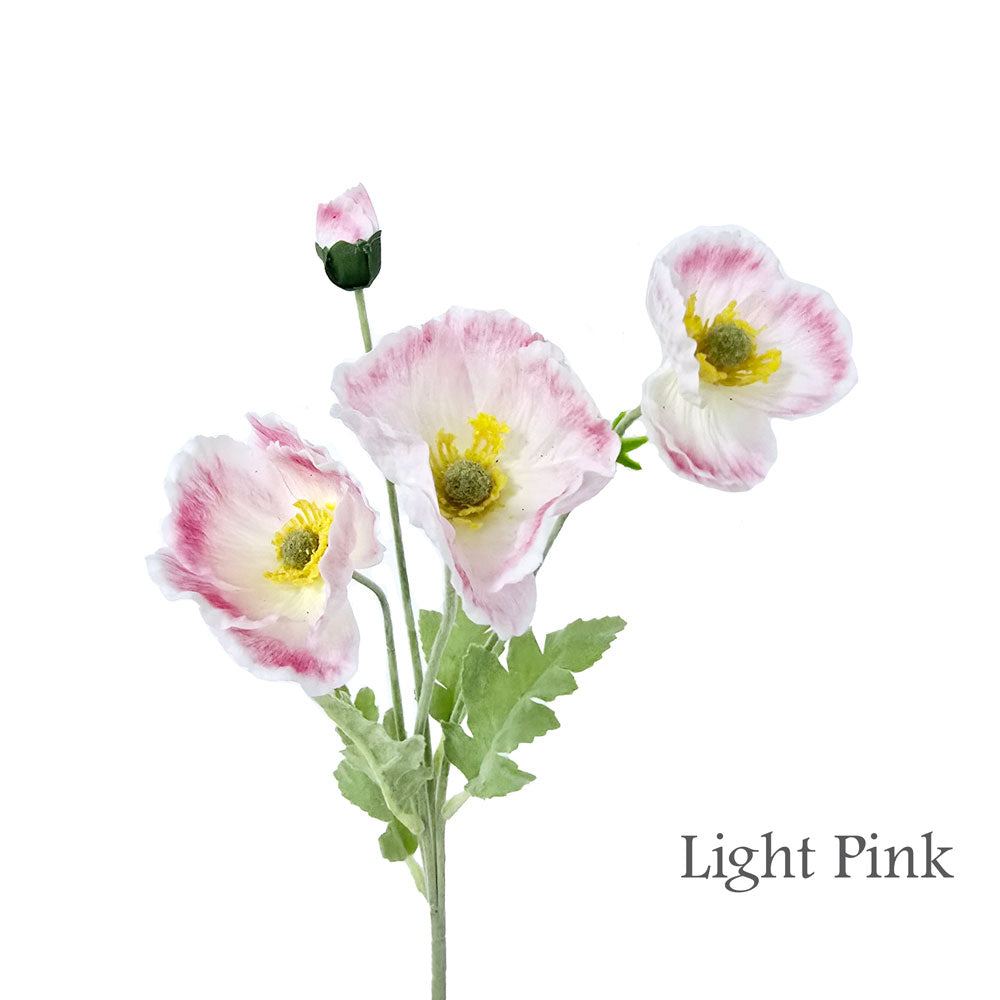 Faux Real Touch Poppy Flower #FF185