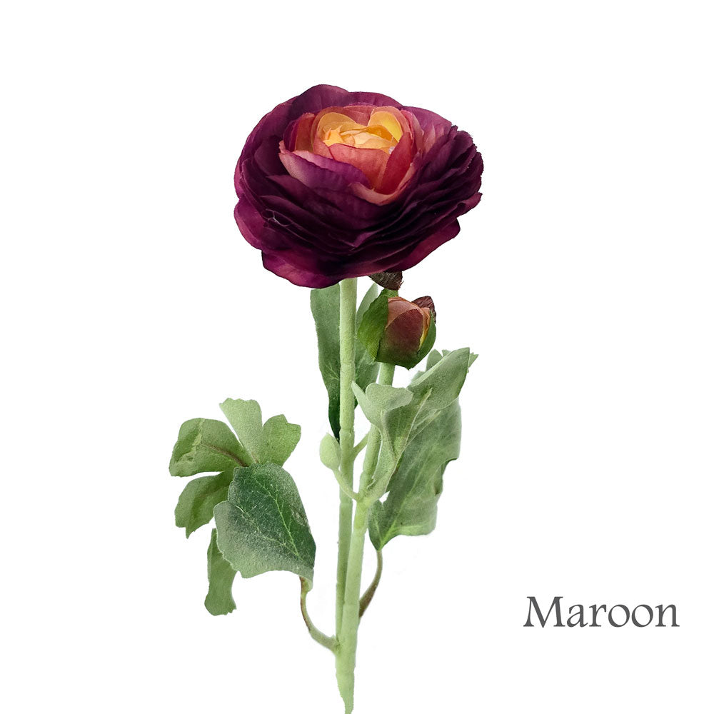 Faux Ranunculus Flower #FF186