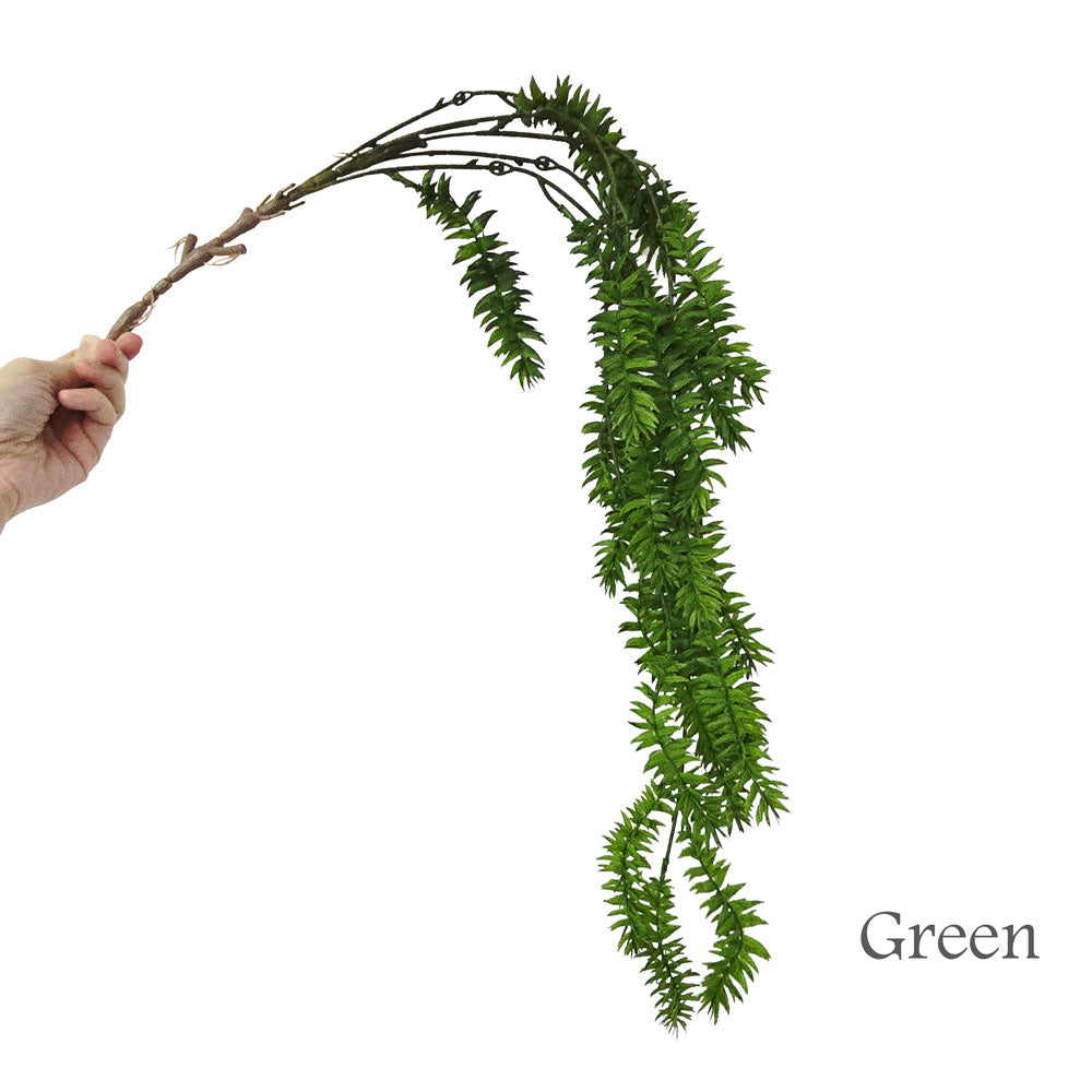 Faux Hanging Huperzia Fern #FFO175