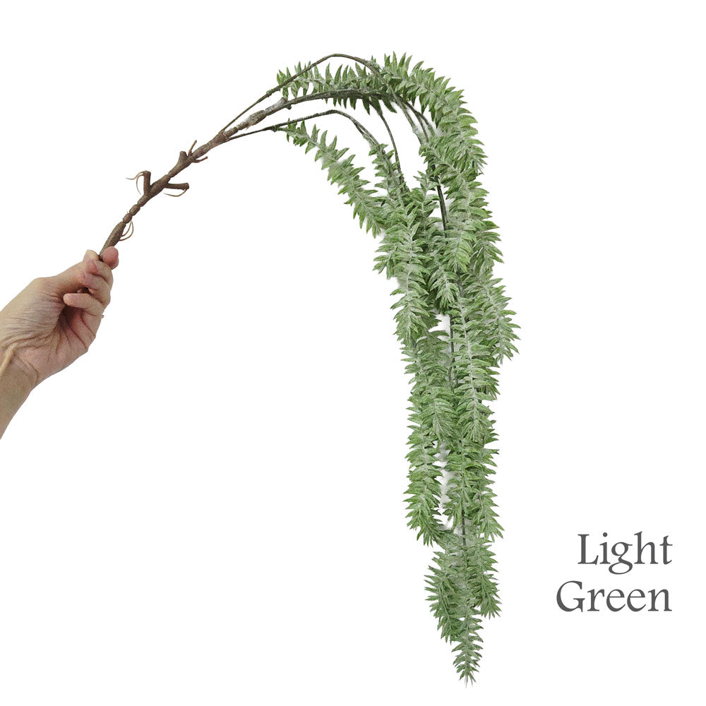 Faux Hanging Huperzia Fern #FFO175