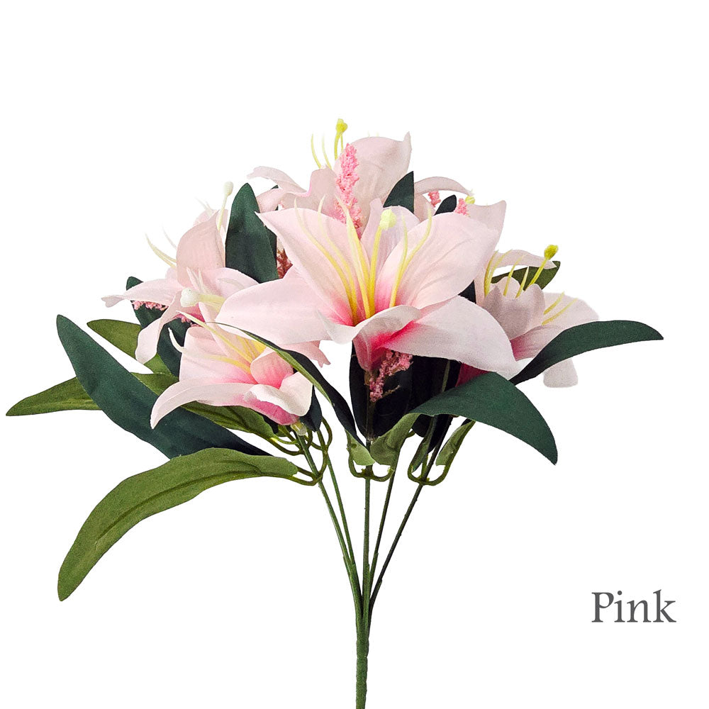 Faux 7 Heads Lily Flower #FM26