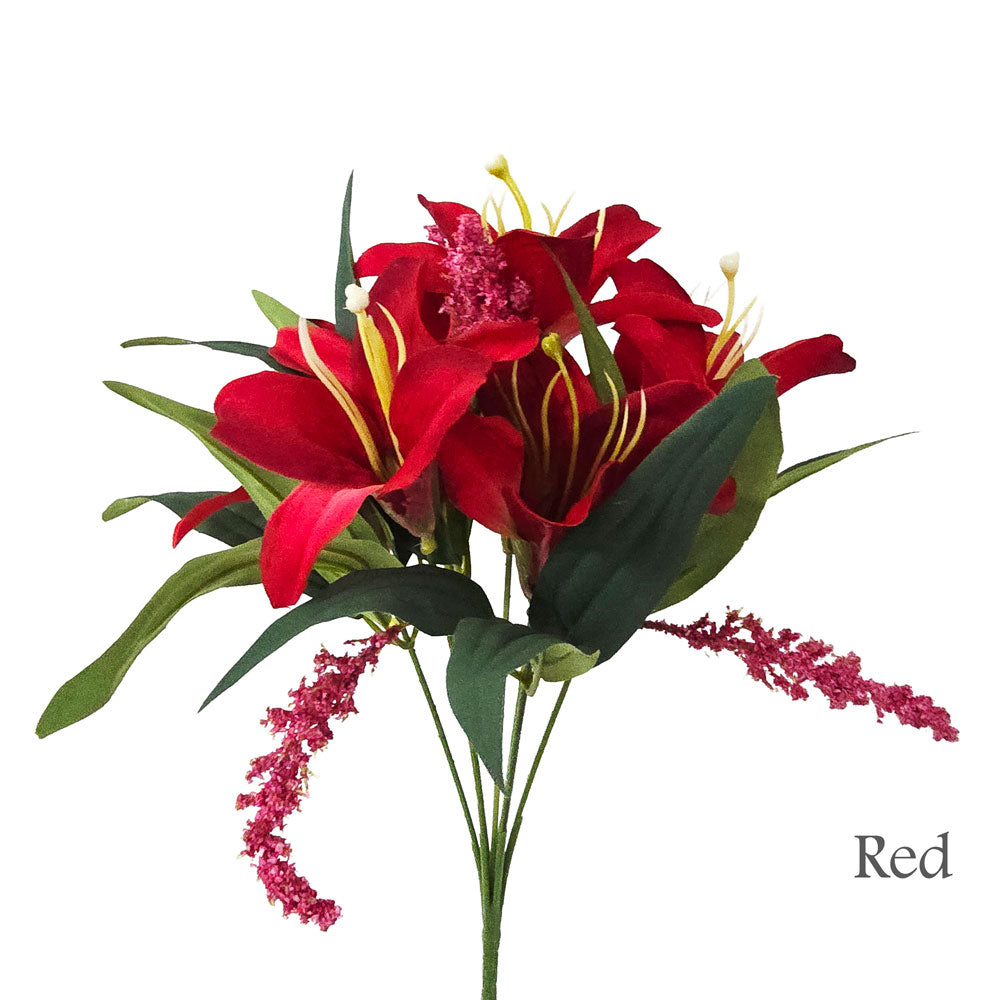 Faux 7 Heads Lily Flower #FM26