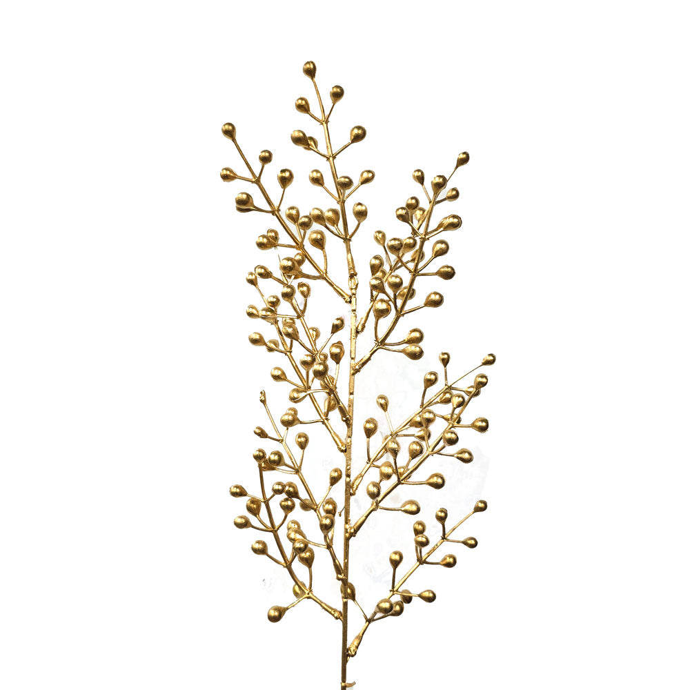 Golden Faux Mini Berries #G12