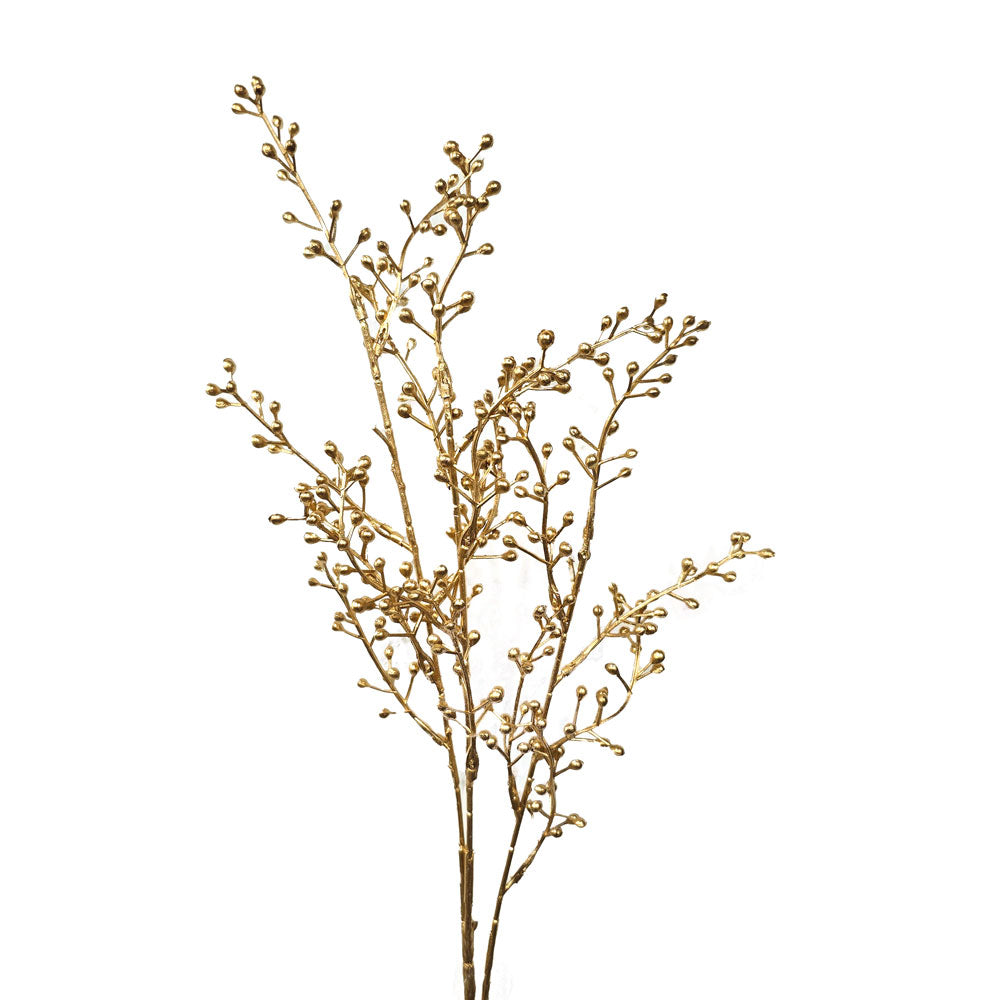 Golden Faux Mini Berries #G5