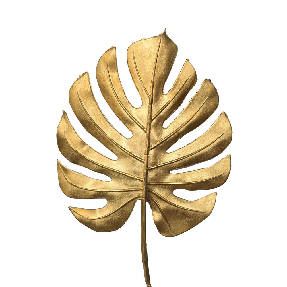 Golden Faux Monstera #G10