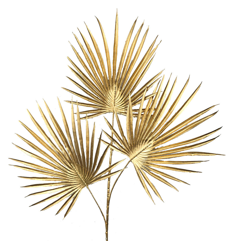 Golden Faux Palm #G8