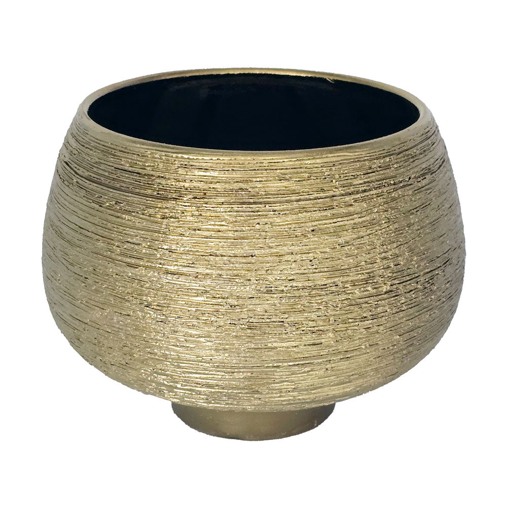 Golden Flower Vase #V124