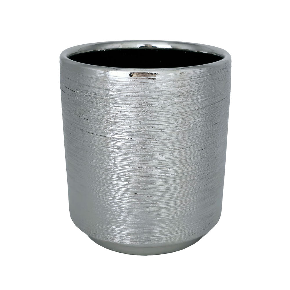Silver Flower Vase #V127