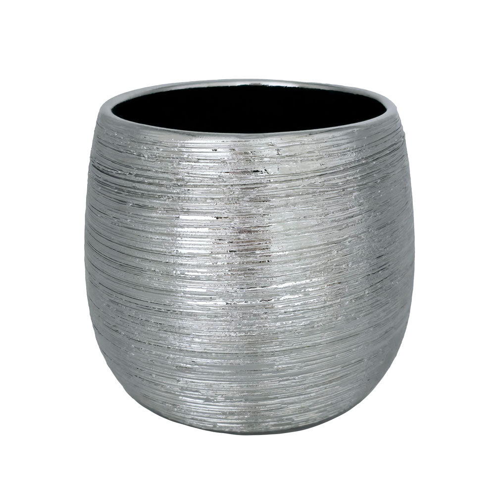 Silver Flower Vase #V128
