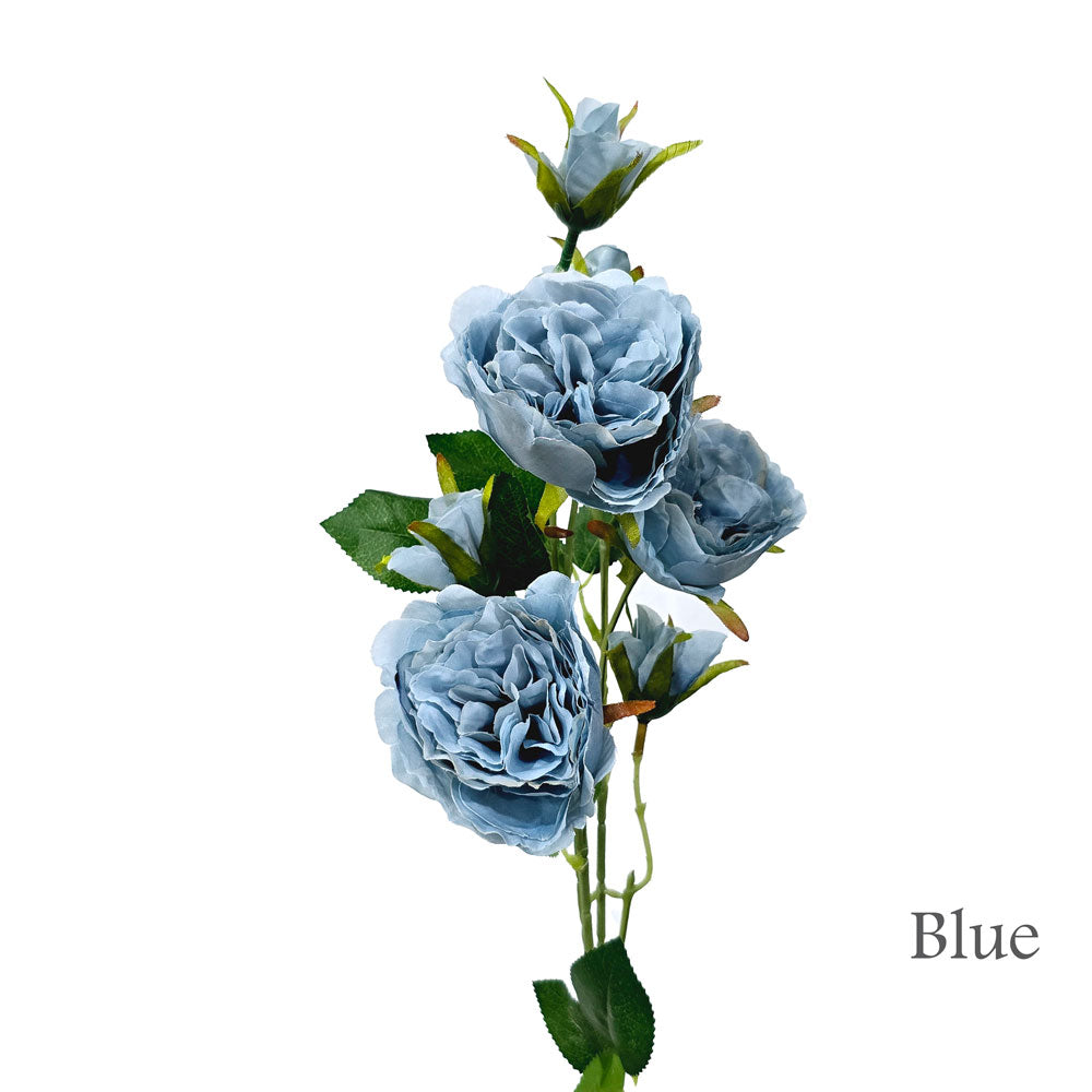 Faux silk Austin rose for a DIY bridal bouquet