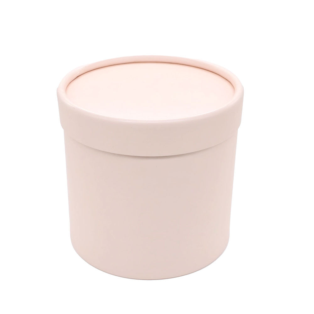 Cylinder Round Flower Box with Lid (Pack of 3) - 12cm by 12cm