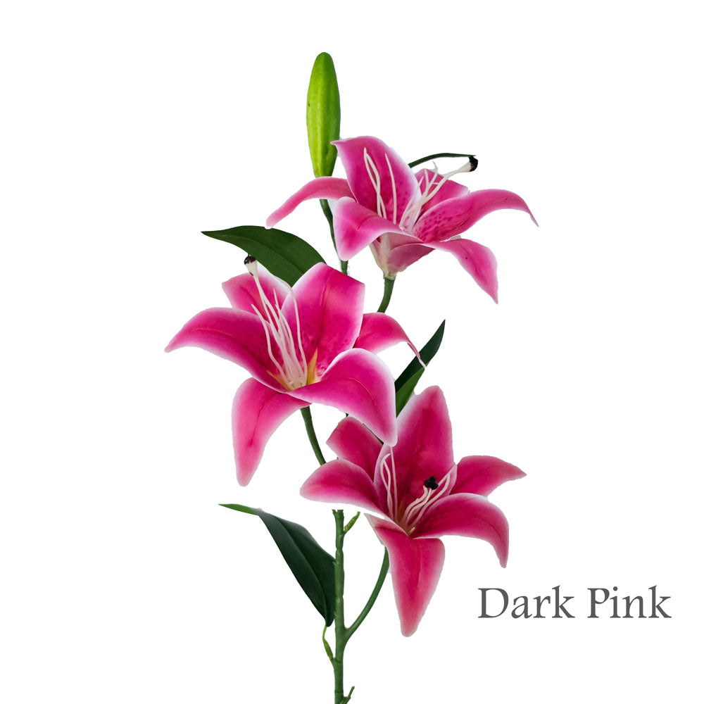 Faux Oriental 3 Heads Lily #FF138 – Lee Flora Wholesale