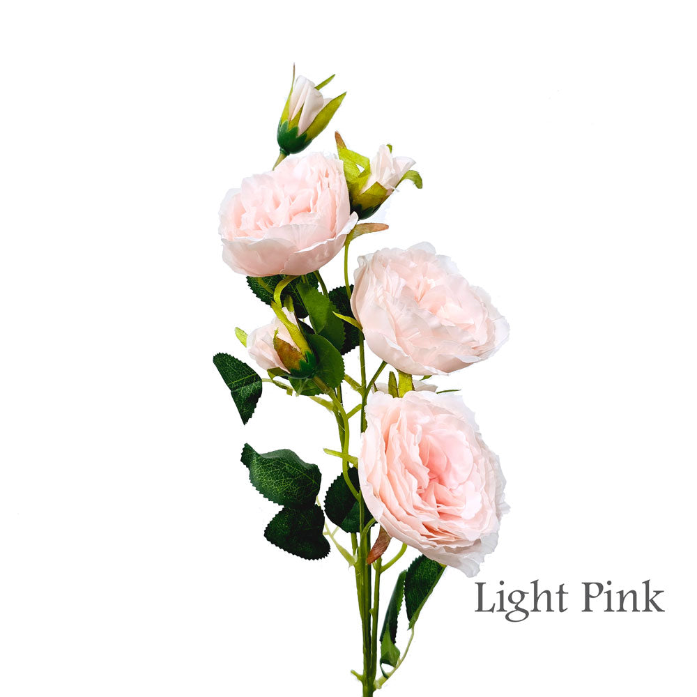 Faux Silk Artificial Austin Rose Flower #FF17