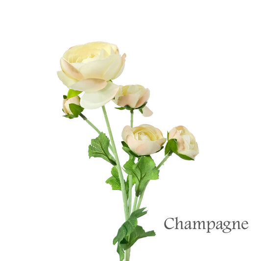 Faux Ranunculus Flower #FF182