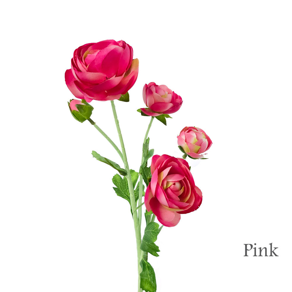Faux Ranunculus Flower #FF182