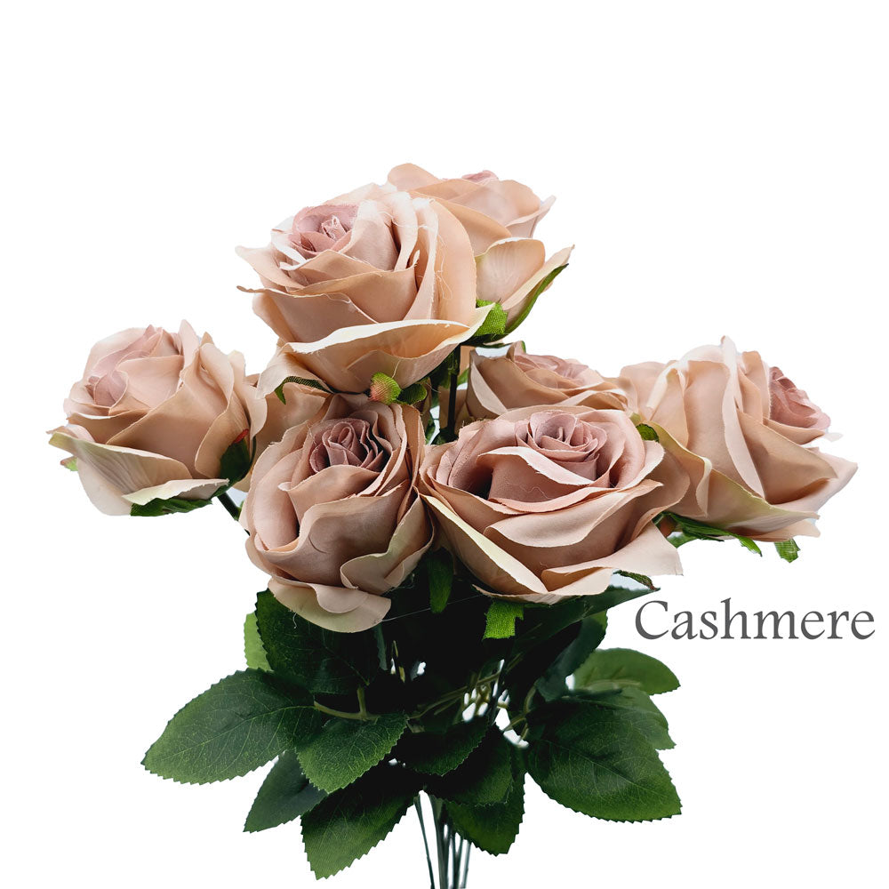 Faux Silk Artificial 10 Heads Rose Flower #FF2