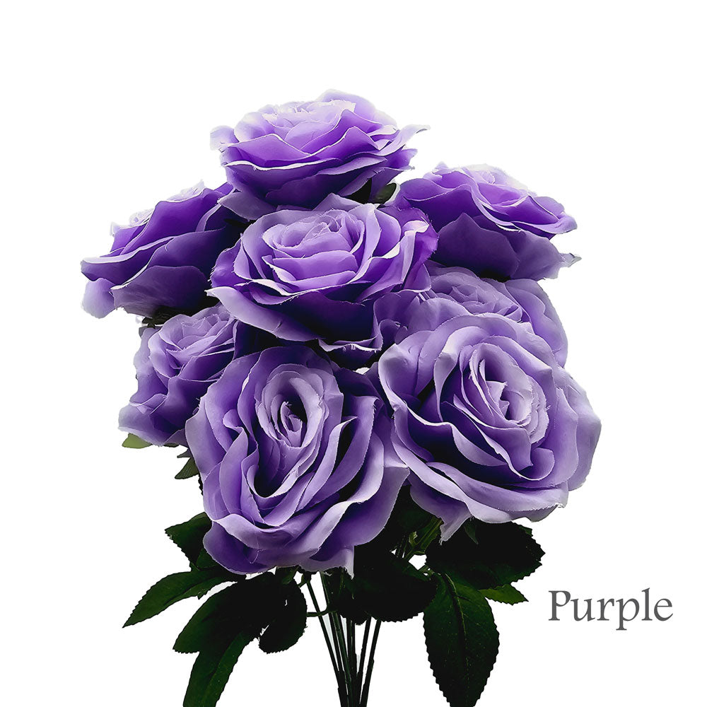 Faux Silk Artificial 10 Heads Rose Flower #FF2