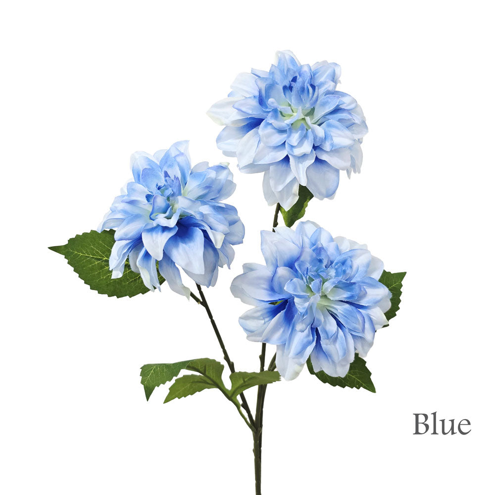 Faux 3 Heads Dahlia Flower #FF206
