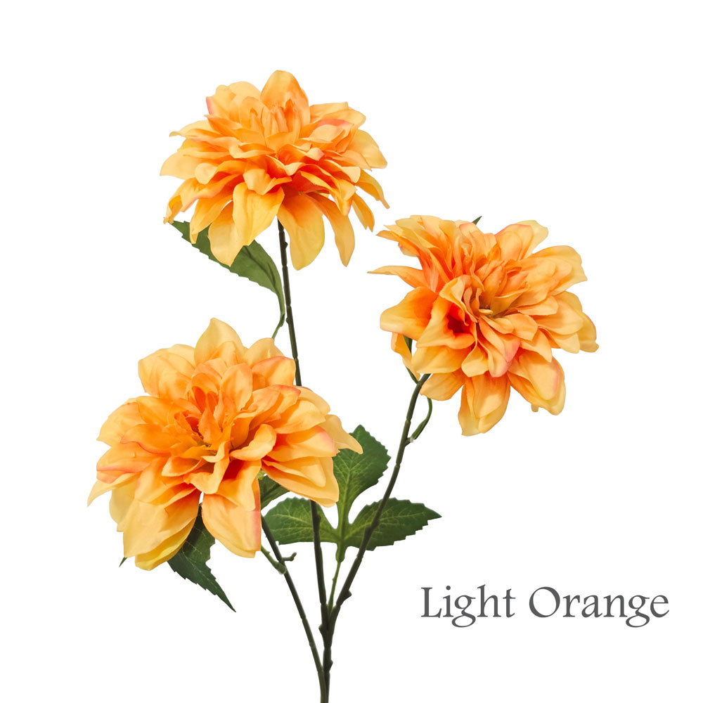 Faux 3 Heads Dahlia Flower #FF206