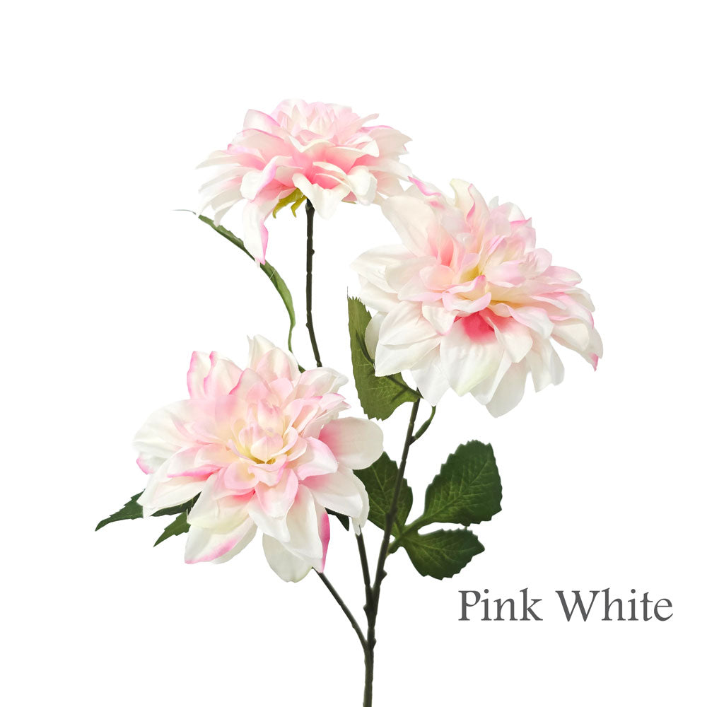 Faux 3 Heads Dahlia Flower #FF206