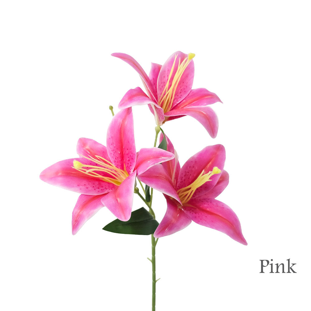 Faux 3 Heads Lily Flower #FF208