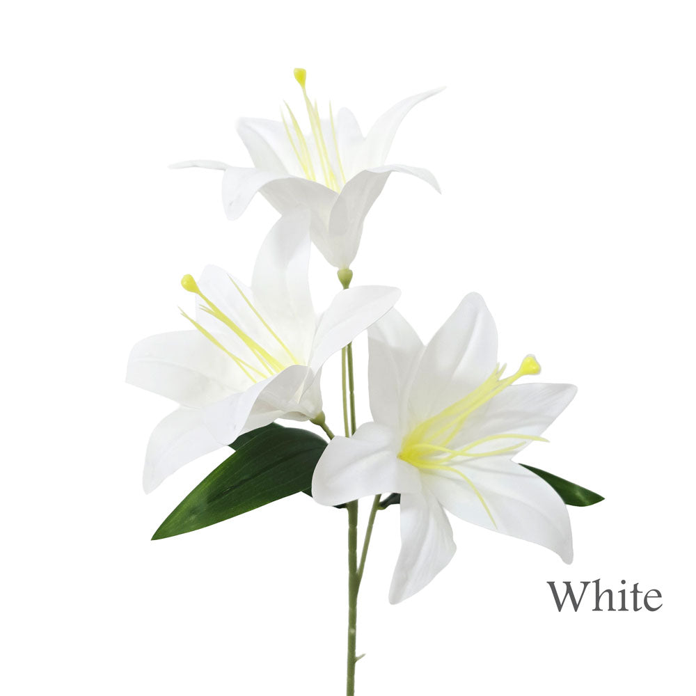 Faux 3 Heads Lily Flower #FF208