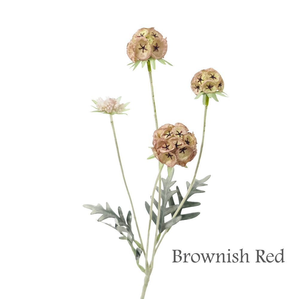 Faux Scabiosa Seed Pod Flower #FF227