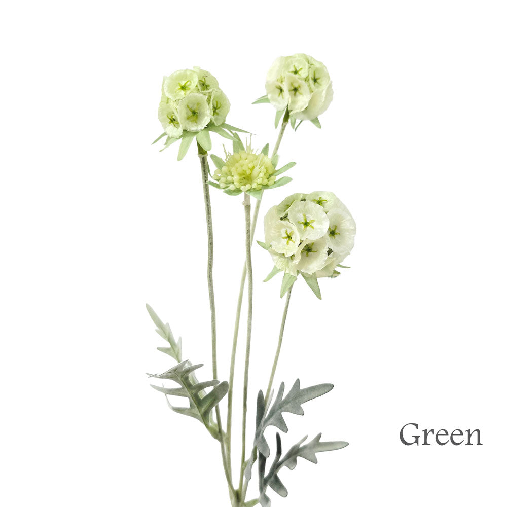 Faux Scabiosa Seed Pod Flower #FF227