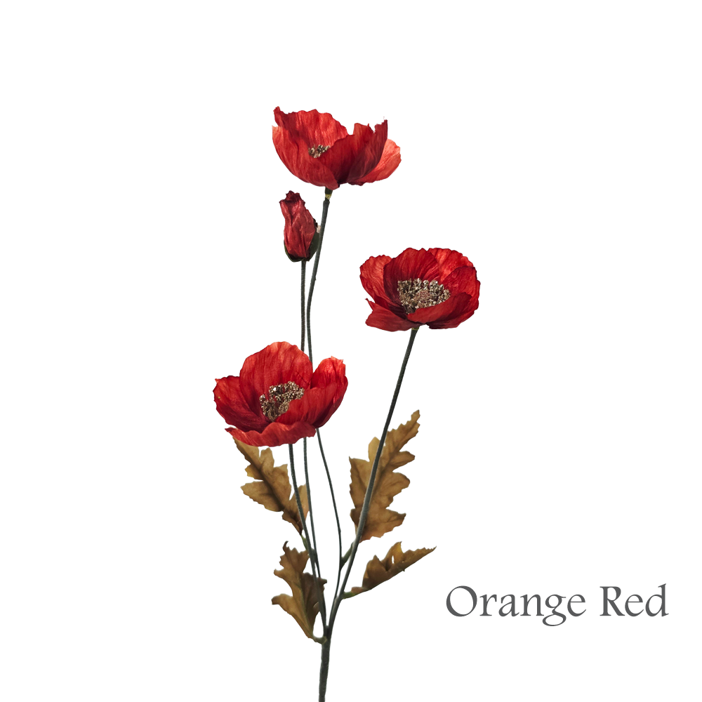 Faux Poppy (Autumn Colours) #FF232