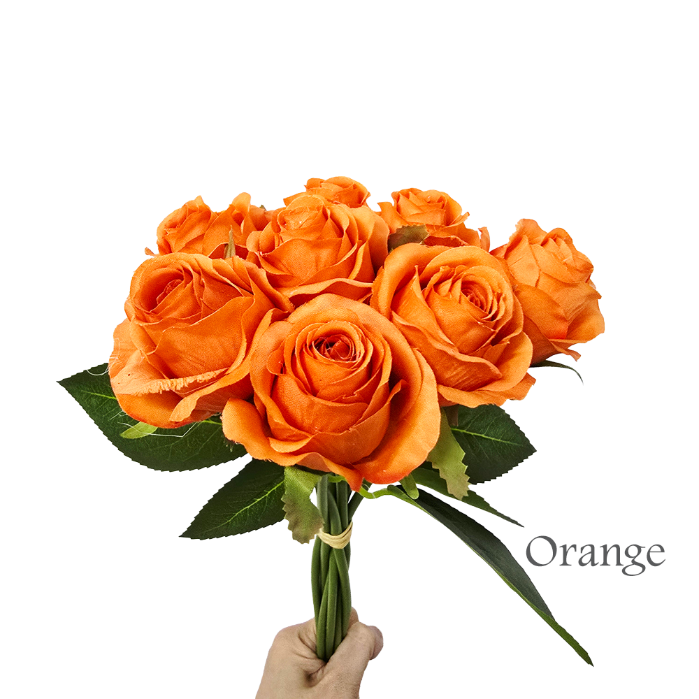 Faux 8 Stalks Rose Flower #FF237