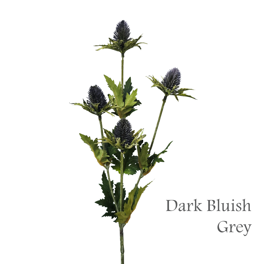 Faux 4 Heads Thistle Flower #FF244