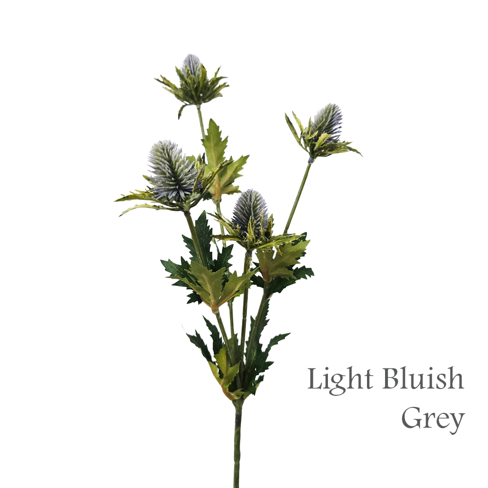 Faux 4 Heads Thistle Flower #FF244