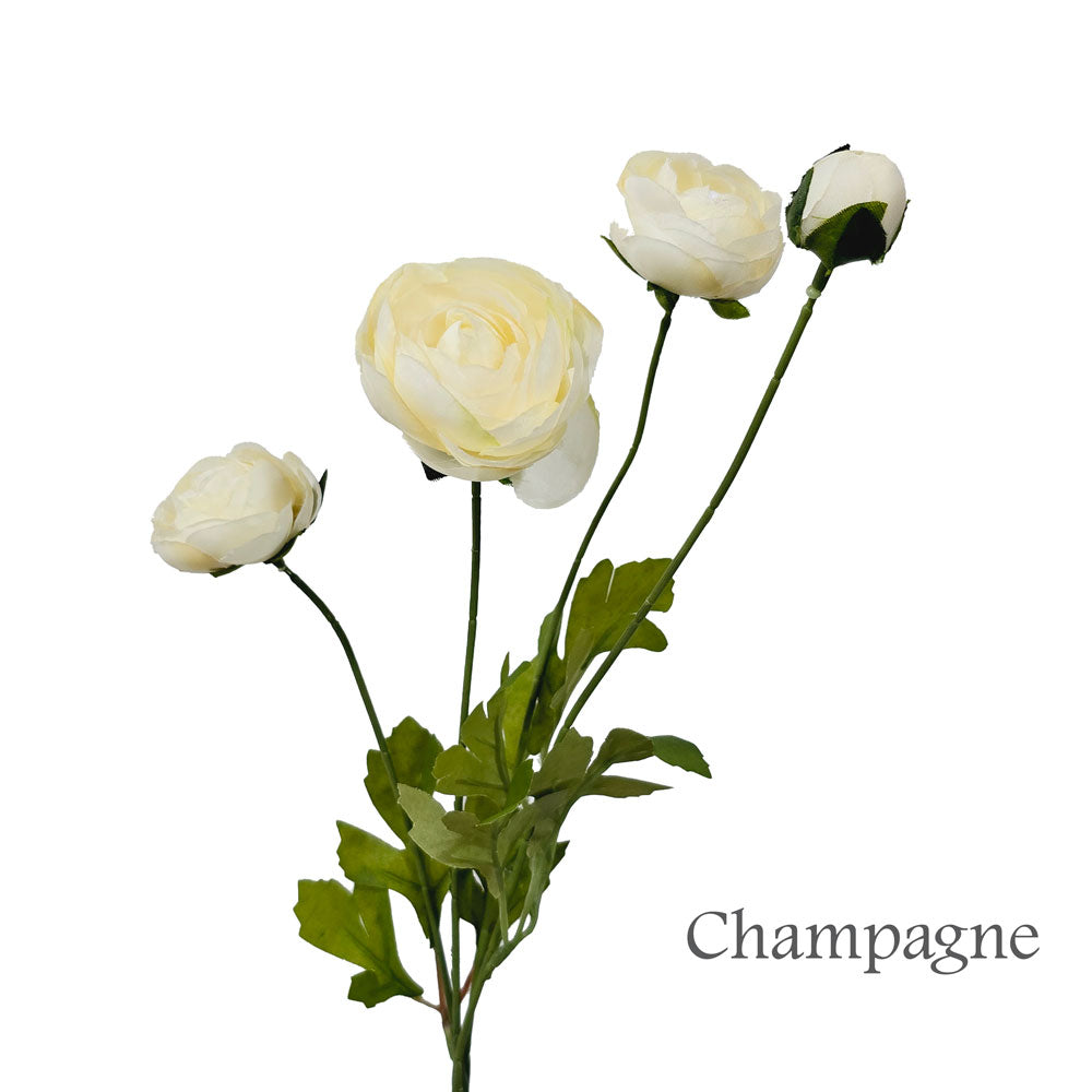 Faux 4 Heads Ranunculus #FF26