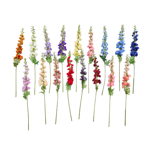 Faux English Delphinium Flower #FF57