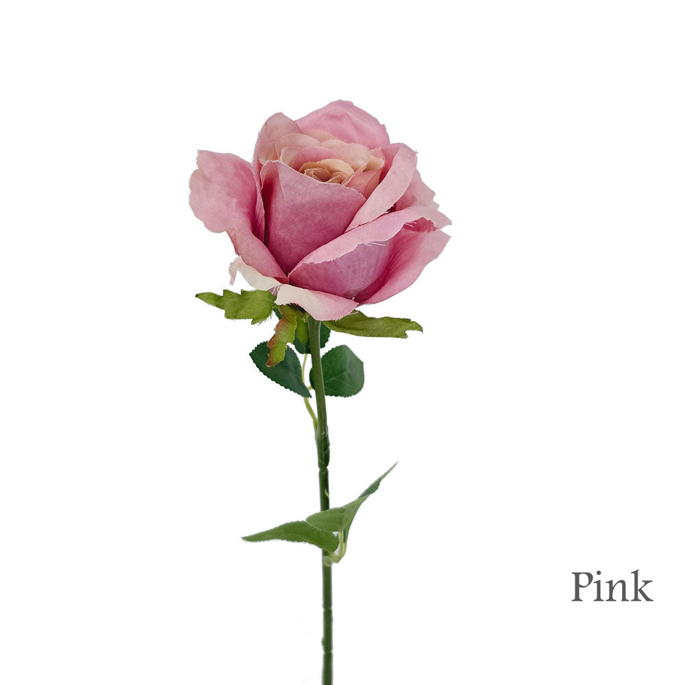 Faux Silk Artificial Rose Flower #FF6