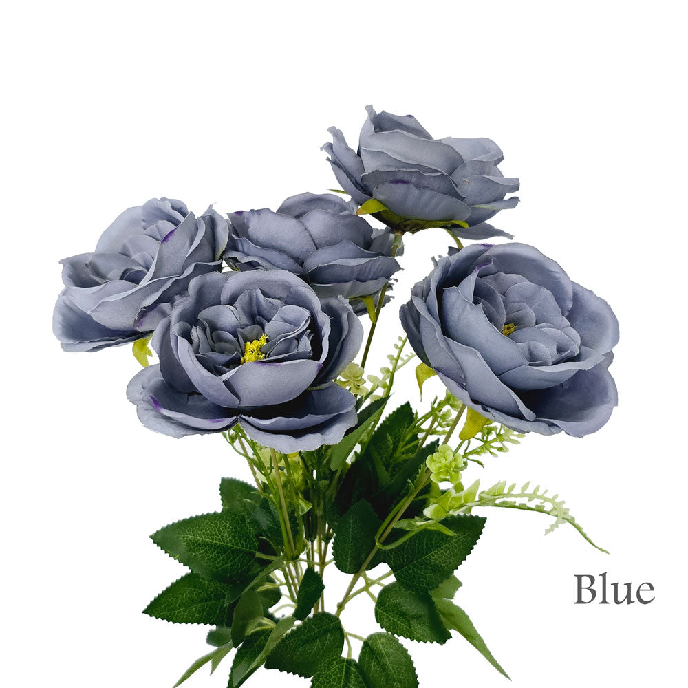 Faux Silk Artificial Austin Rose Flower #FF7