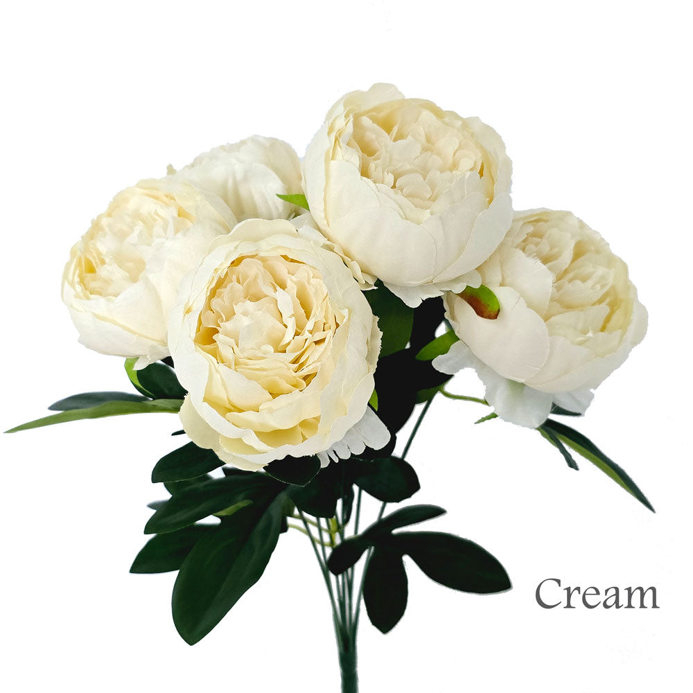 Faux Silk Artificial Austin Rose Flower #FF8