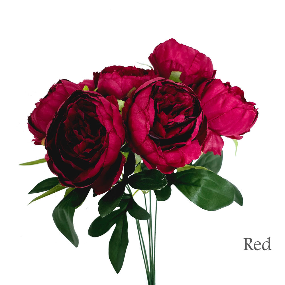 Faux Silk Artificial Austin Rose Flower #FF8