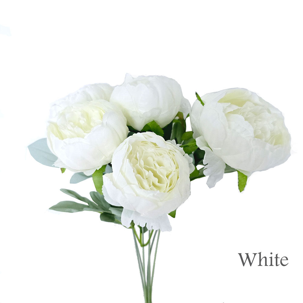 Faux Silk Artificial Austin Rose Flower #FF8