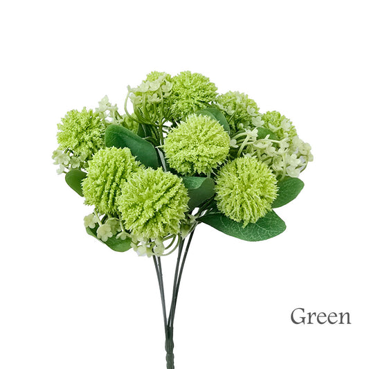 Faux Pom Pom Flower #FM1