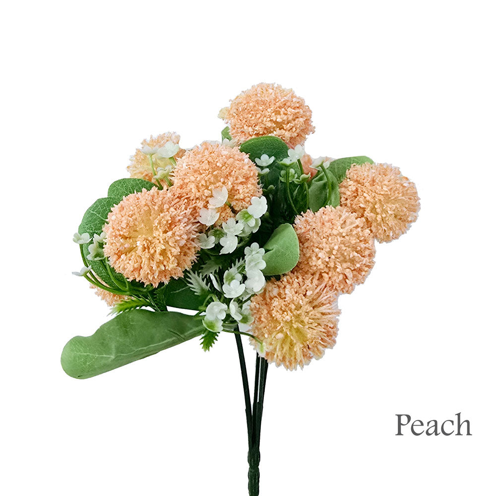 Faux Pom Pom Flower #FM1