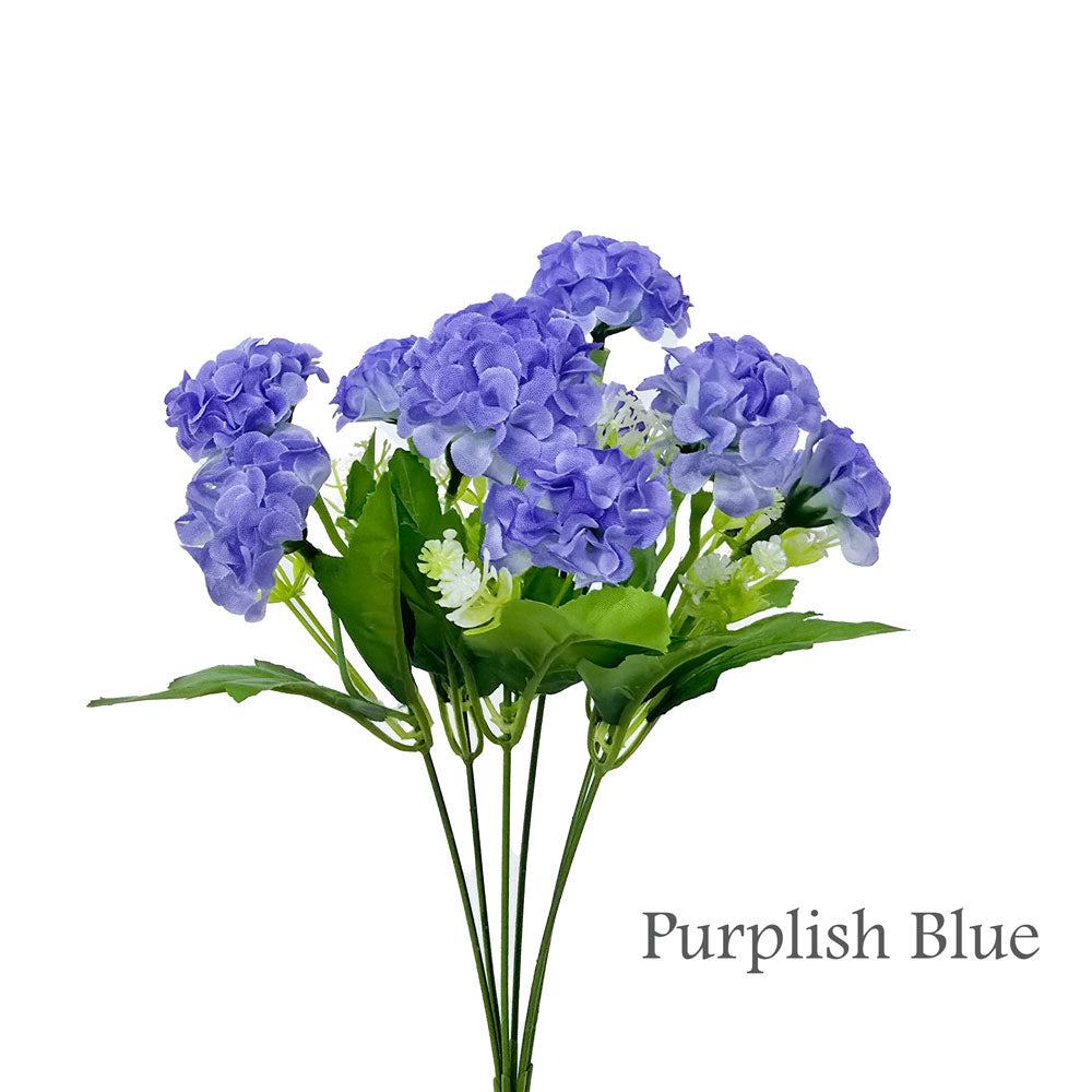 Faux Mini Hydrangea Flower #FM16