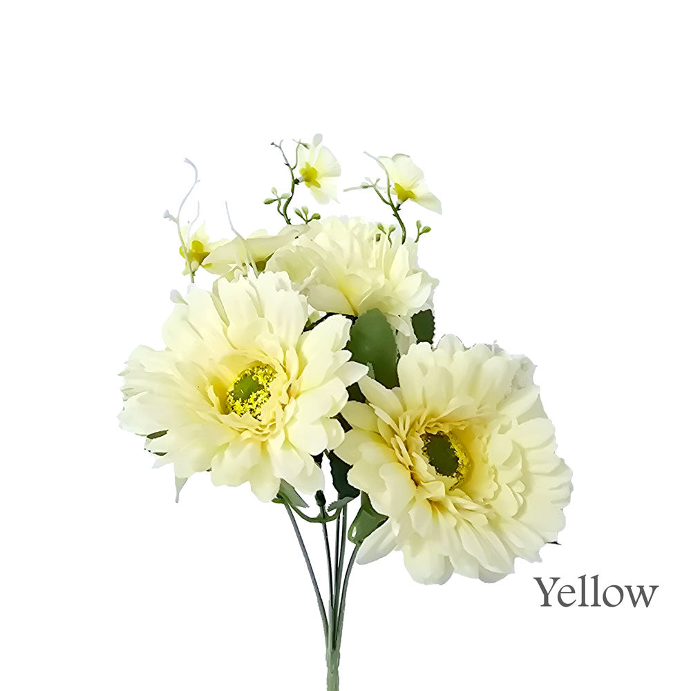 Faux 5 Heads Gerbera Flower #FM28