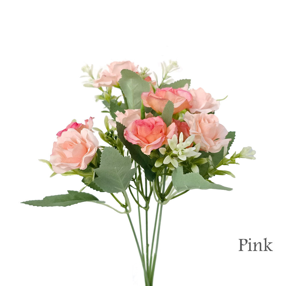 Faux 2-Tone Rose Flower #FM4