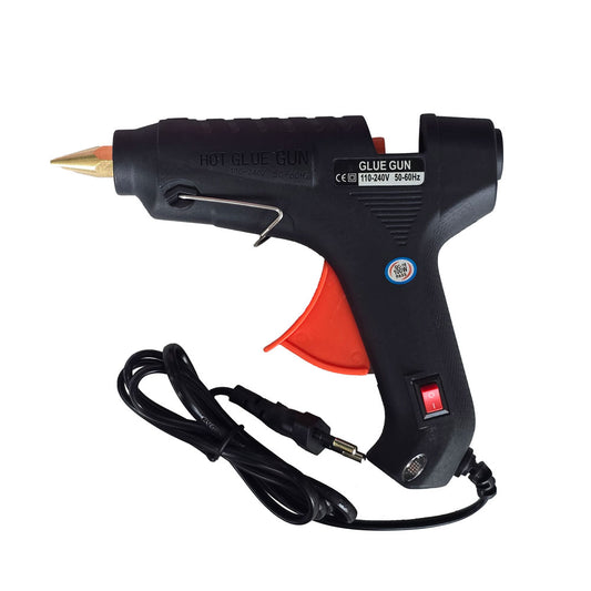 100W Glue Gun with Round-Pin Plug + Free 5 Thick Glue Sticks