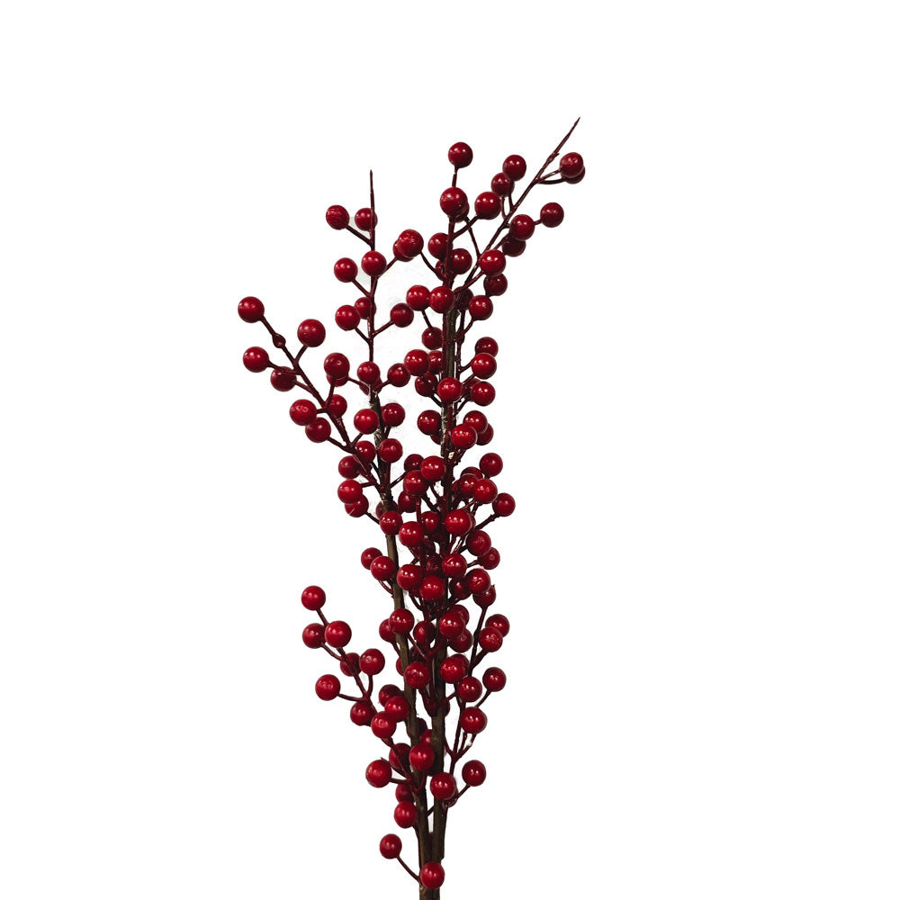 Faux Berries Flower #FF49 (Pack of 2)