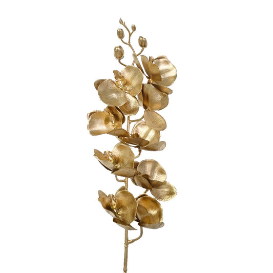 Golden Faux Phalaenopsis Orchid #G37