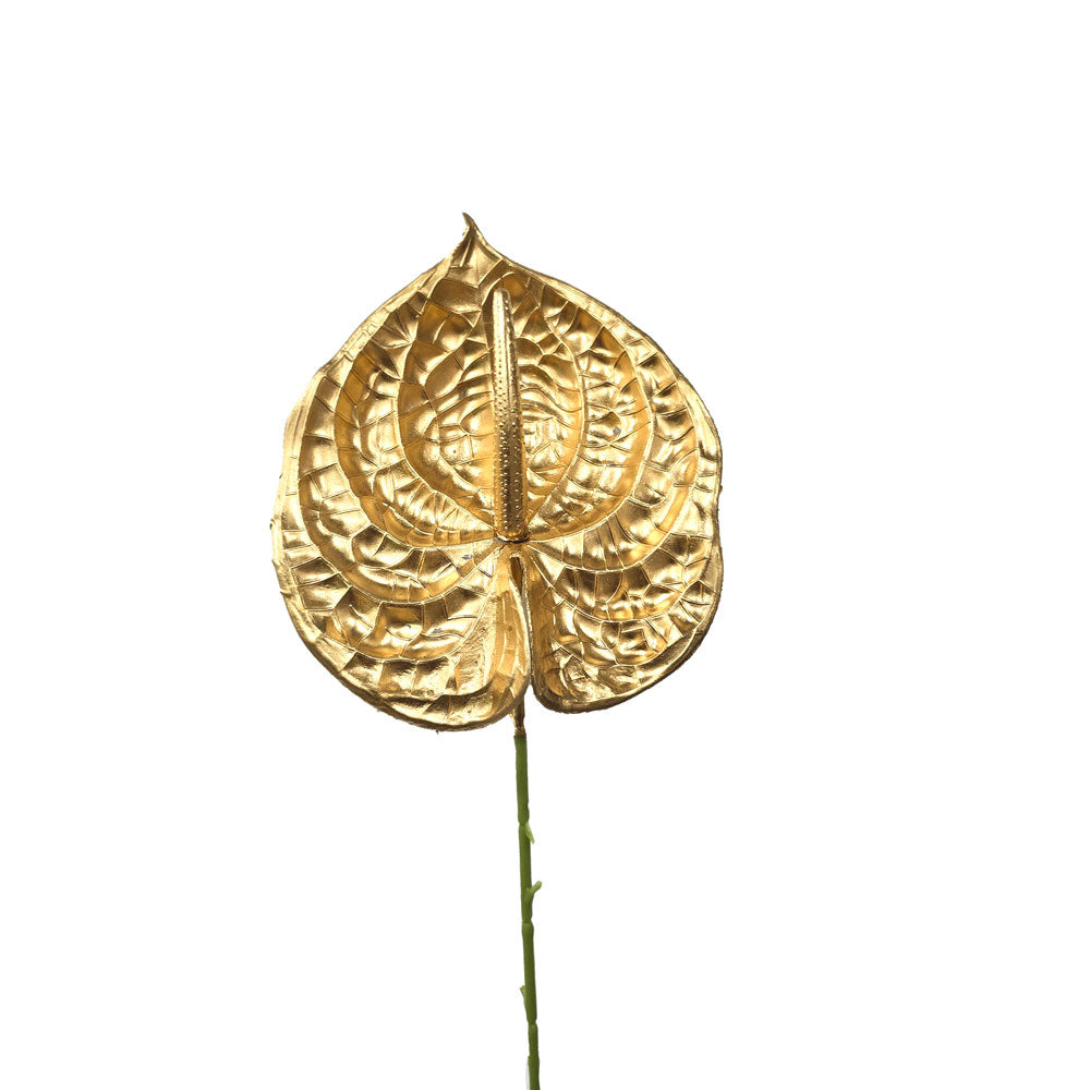 Golden Faux Anthurium #G16