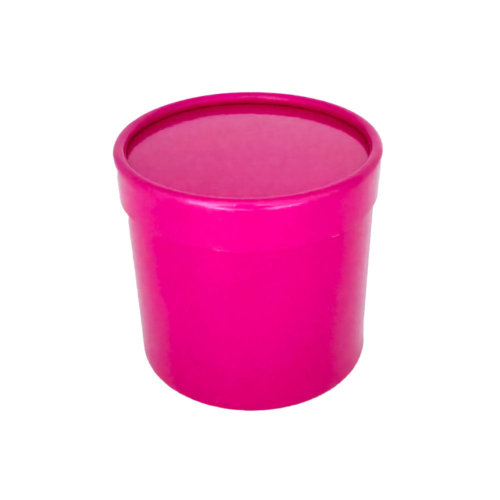 Cylinder Round Flower Box with Lid (Pack of 3) - 12cm by 12cm