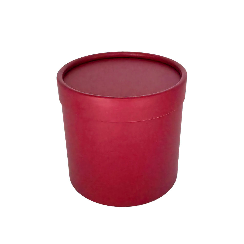 Cylinder Round Flower Box with Lid (Pack of 3) - 12cm by 12cm